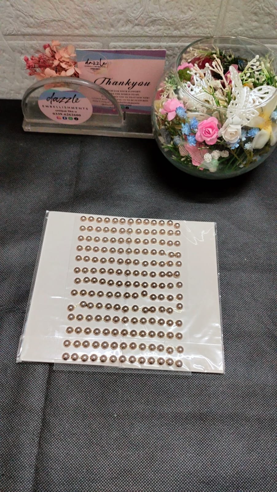 Silver sticker cards